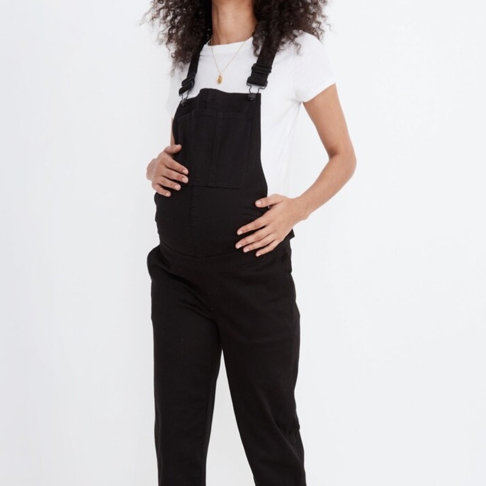 Madewell Black Women Jeans Overalls Maternity